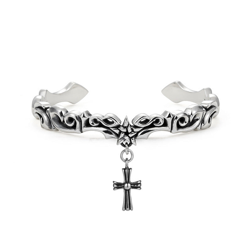 Wholesale Vintage Vine Cross Alloy Bracelet